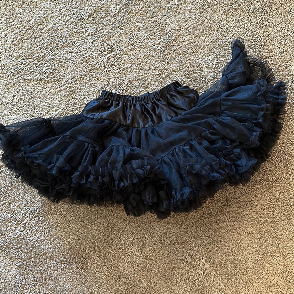 Cherokee Black fluffy crinoline skirt